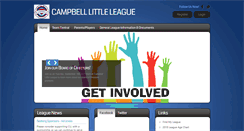Desktop Screenshot of campbelllittleleague.org